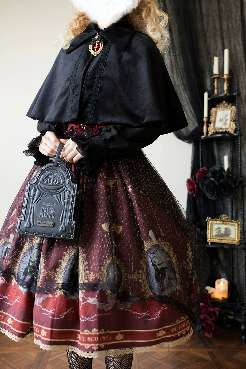 The Red Shoes Gothic Lolita Cloak