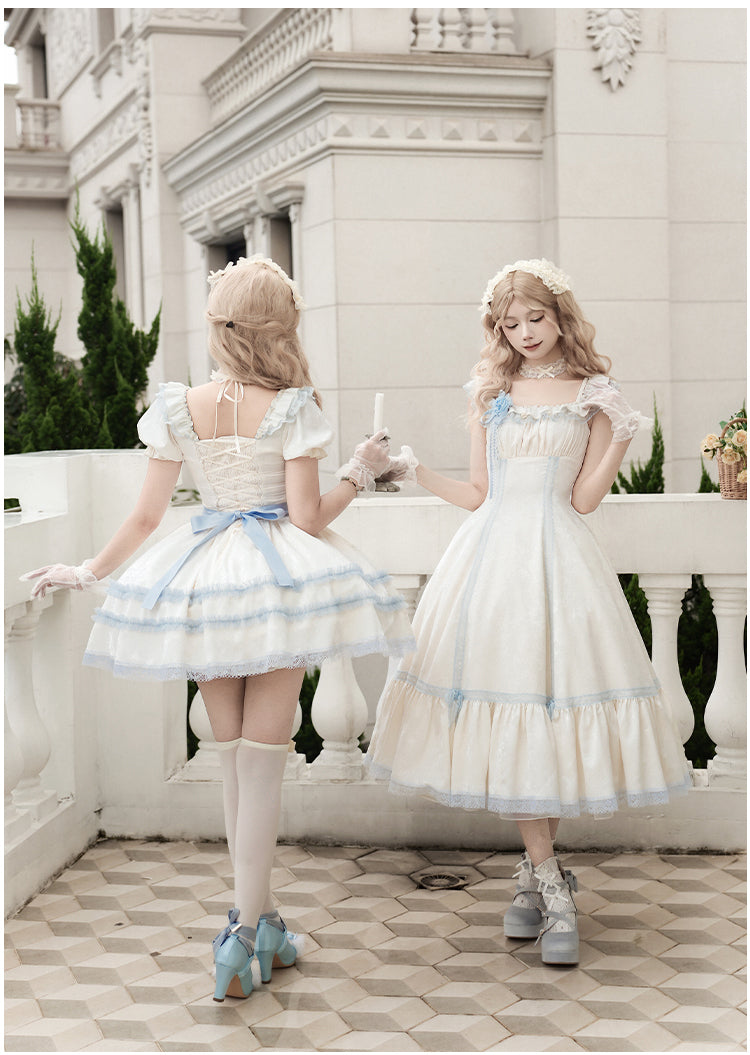 予約販売】Sea Salt Iced Tea ライトブルージャガードジャンパー