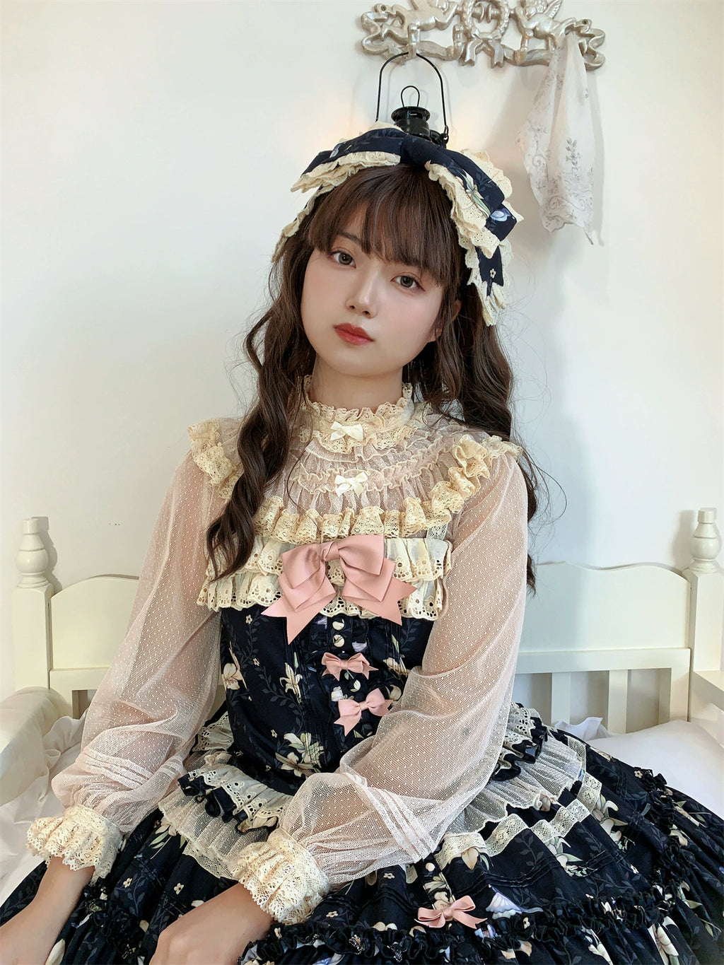 Lily and Wind クラシカルプリントスカートとトップス