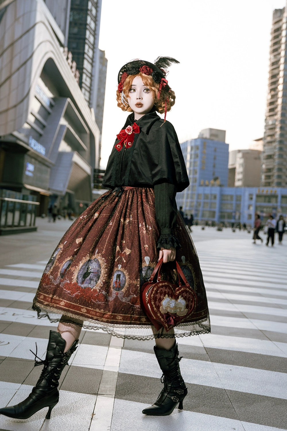 The Red Shoes Gothic Lolita Cloak