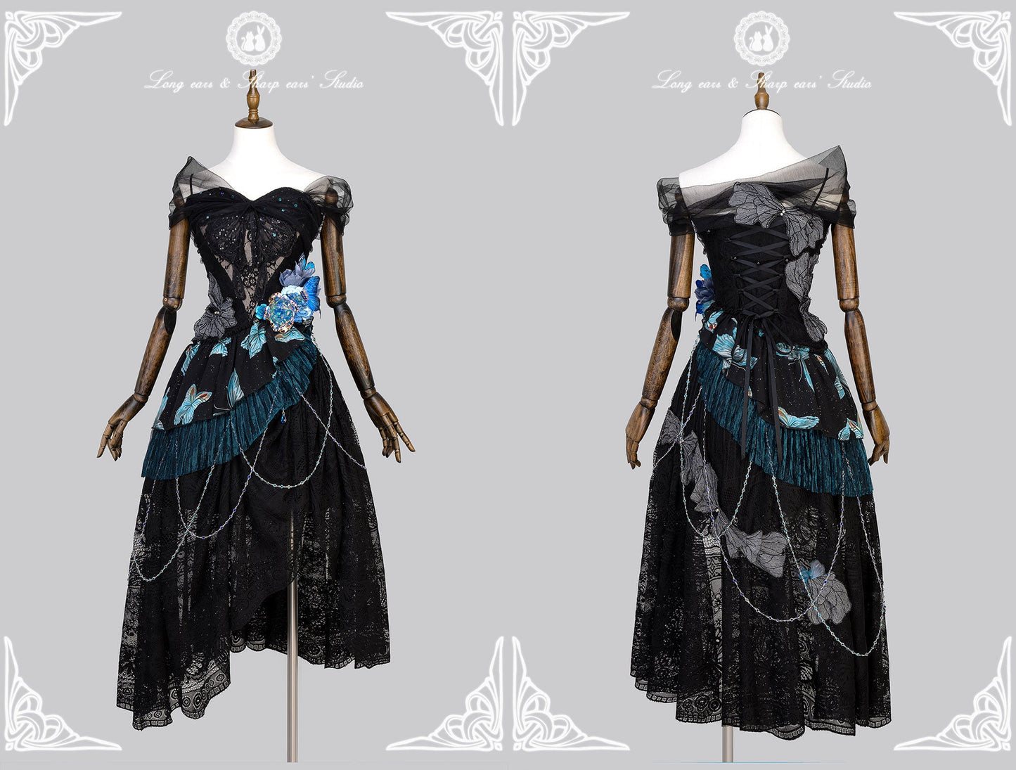 【受注予約12/29まで】夜吻蝶舞  ドレス