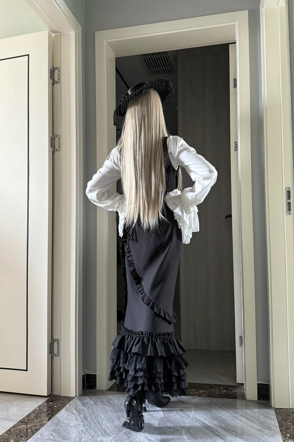 【受注予約11/4まで】Secret Lady マーメイドスカート＆ブラウスセット