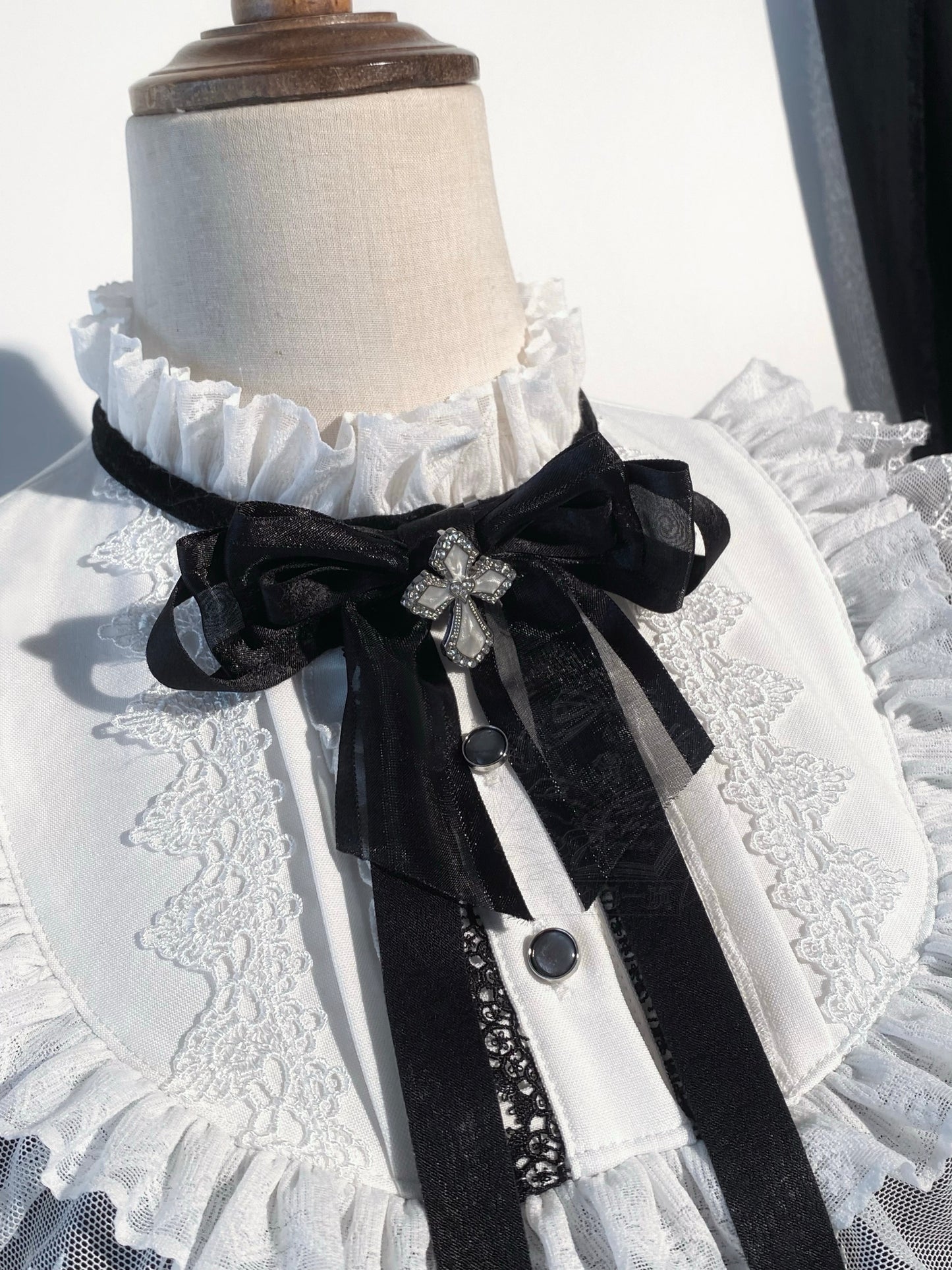 【受注予約12/30まで】十字裁礼 ベルベットワンピース