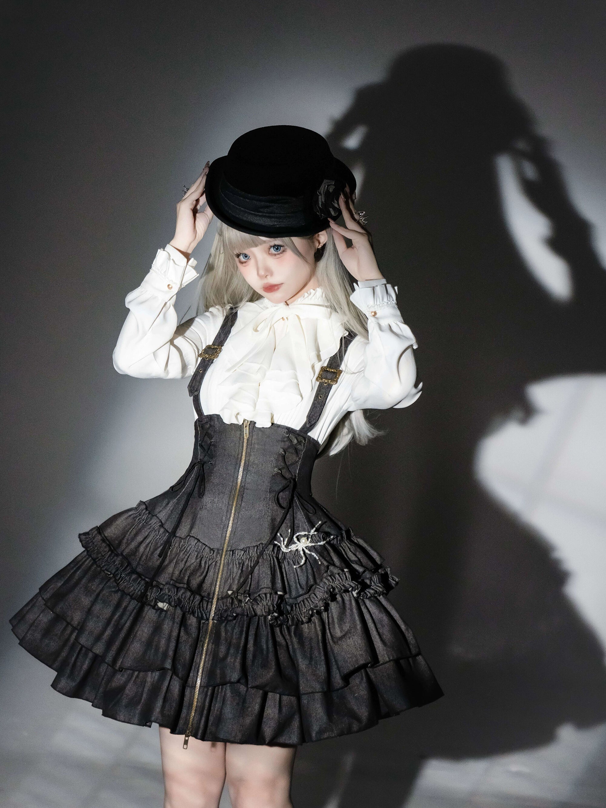 【受注予約3/10まで】Rose Heart ジャボタイブラウス