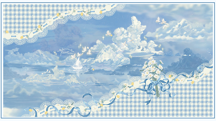 【再販・受注予約7/16まで】Daisy and Sky 半袖ワンピース