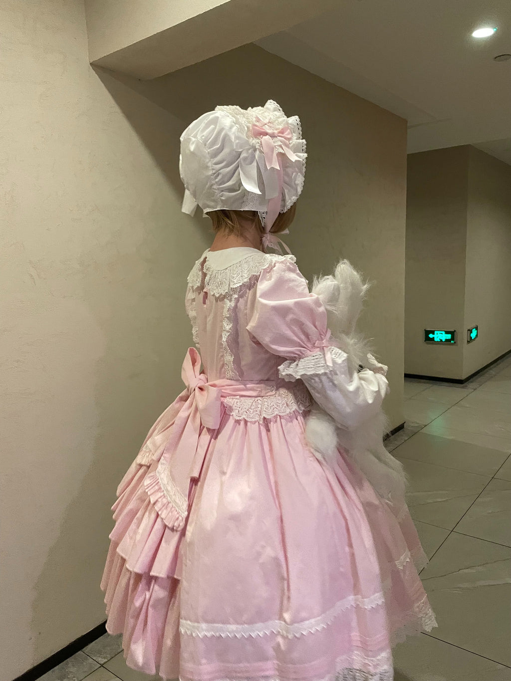 【受注予約5/21まで】Laura's Doll 付け袖付ワンピース・全5色