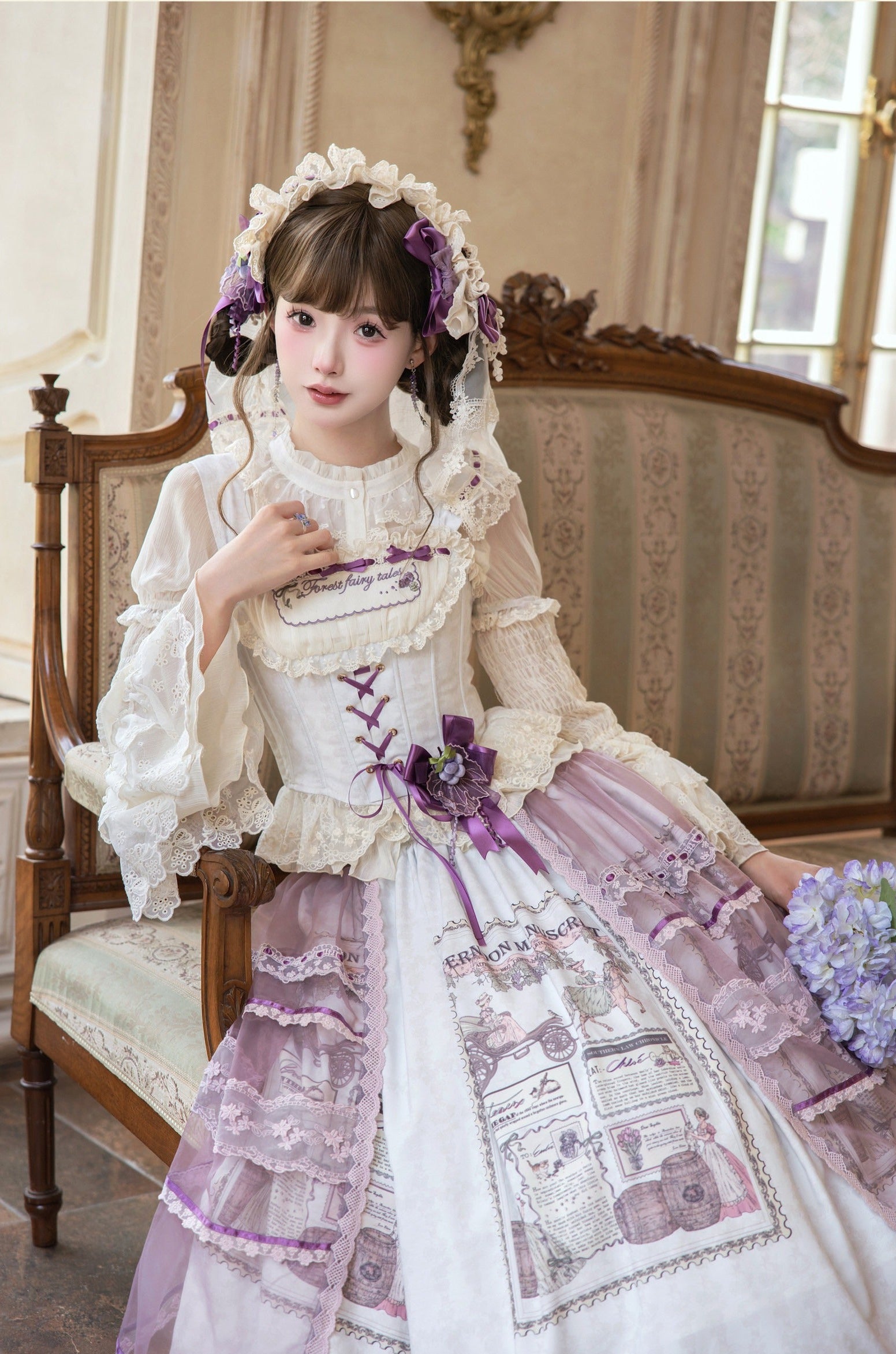 【受注予約6/29まで】Du'erfa Manor クラシカルスカート