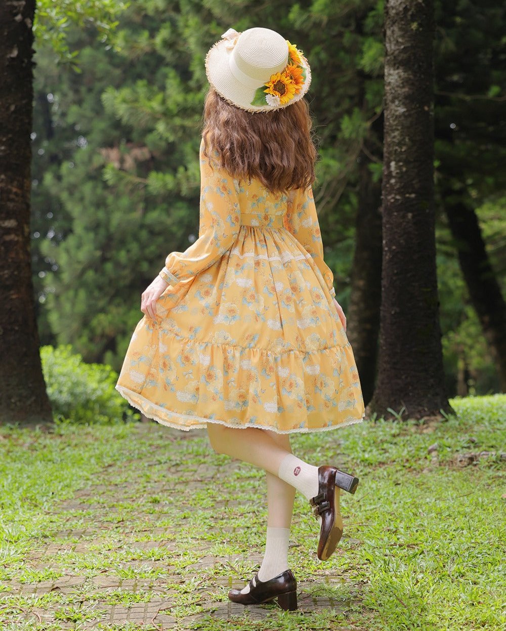 【予約販売】Gardening Sunflower デイリーワンピース