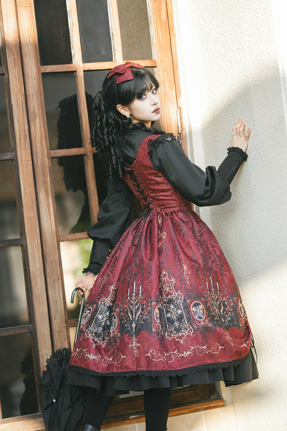 【受注予約1/18まで】Blood Night Lantern Master プリントジャンパースカート