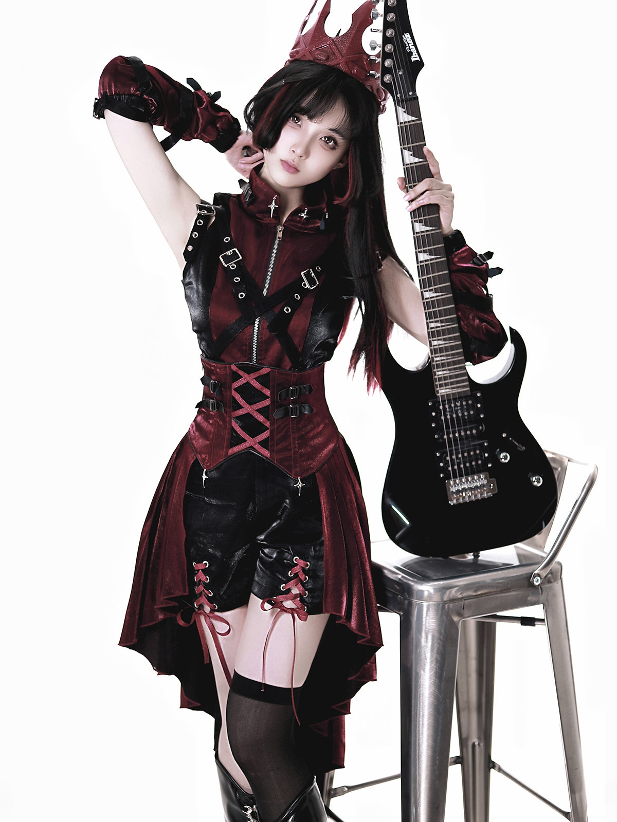 Assassin ブラックベルトショートパンツ4点セット