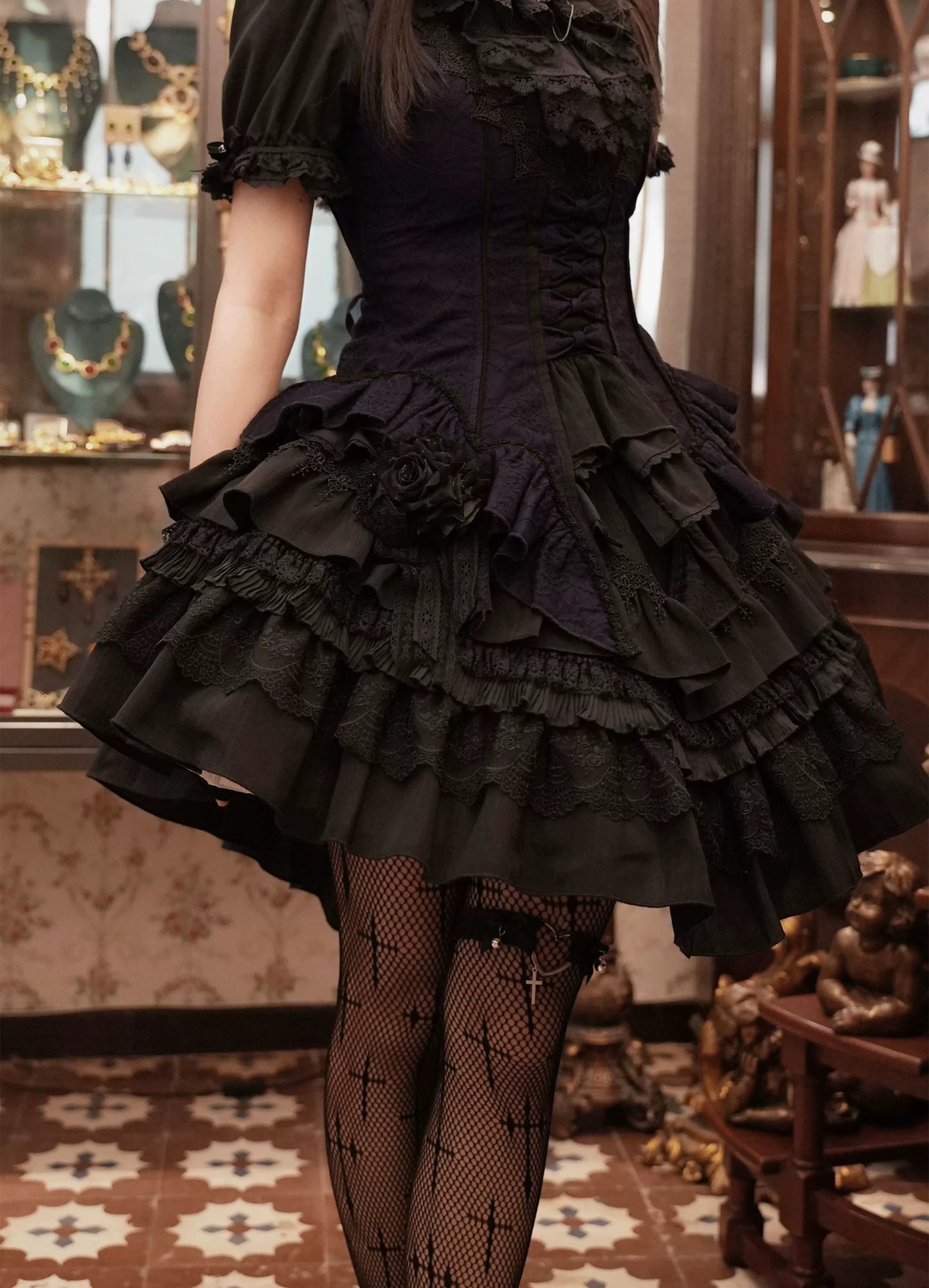 [Sales period ended] Breaking Celemony Gothic Lolita Mini Skirt