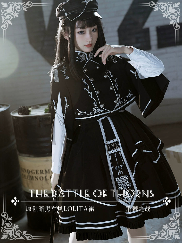 Battle of Thorns いばらのミリタリーセットアップ – ロリータ Battle of Thorns いばらのミリタリーセットアップ – ロリータ