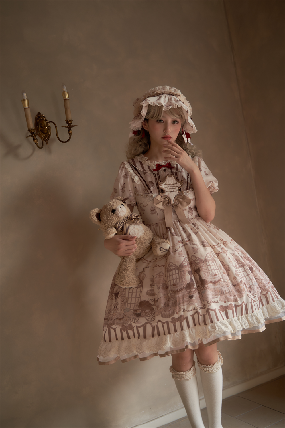 Antique Dessert Room 半袖ワンピース