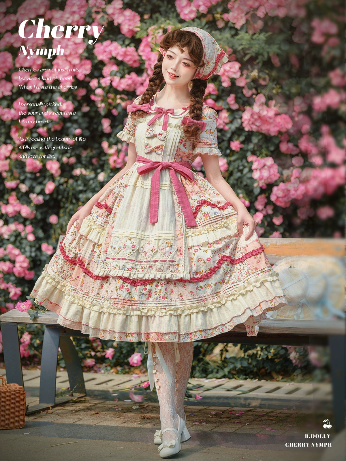 Cherry Nympf Frill Dress