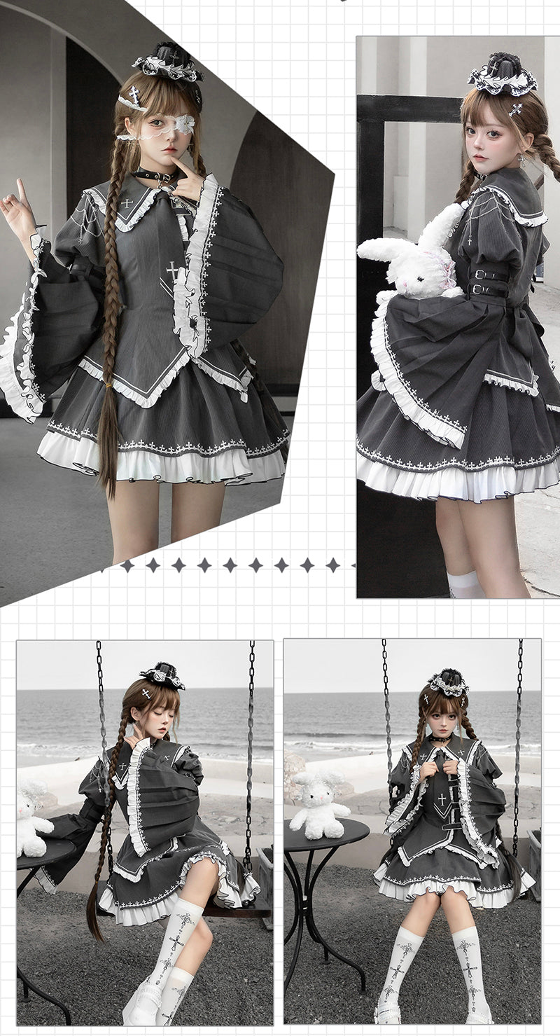 Cross Belt 制服風ゴシックセットアップ