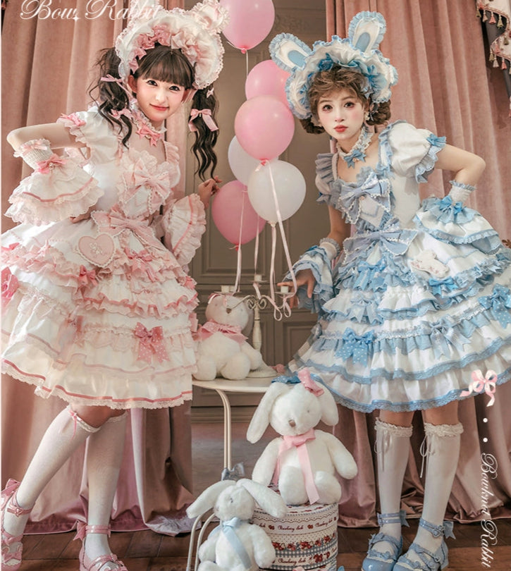 【受注予約6/11まで】Bow Rabbit スペシャルワンピース・全4色