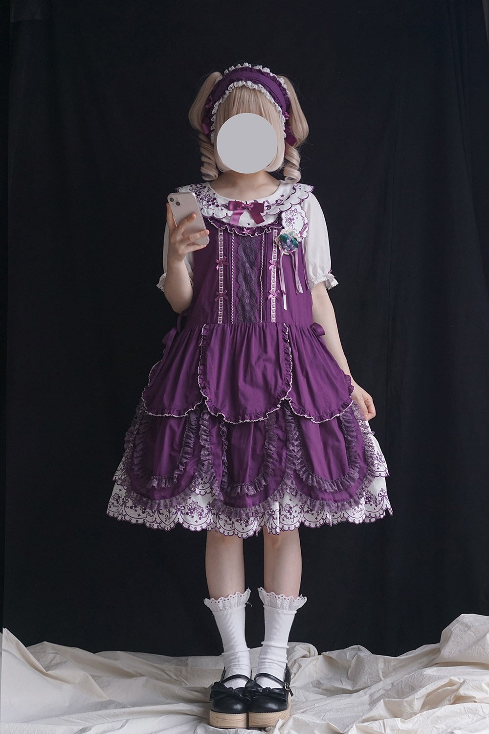 【受注予約7/22まで】四季の果樹園 ローウエストワンピース