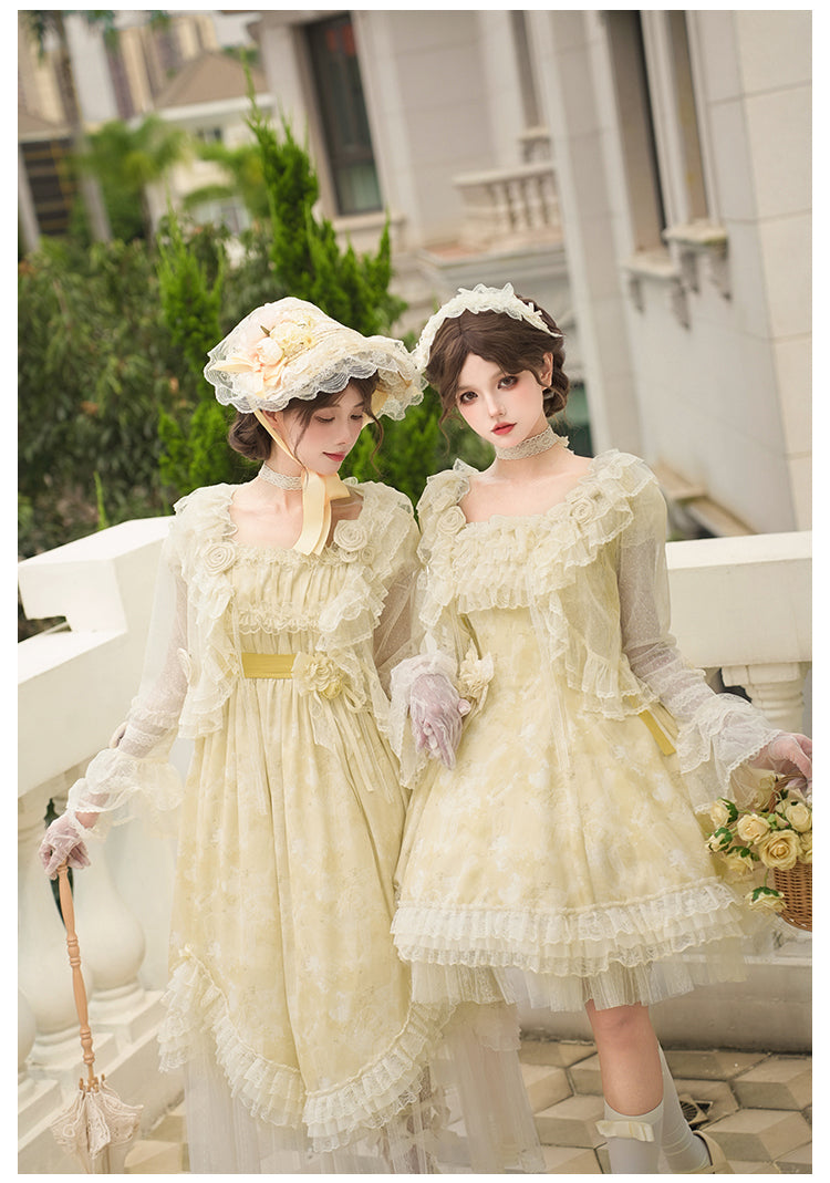 Wind Flower 草花プリントワンピース