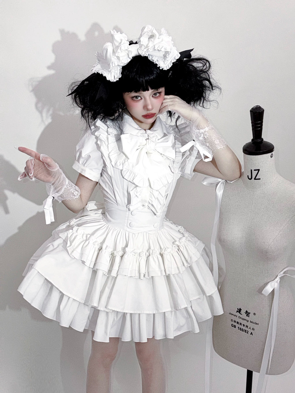 Doll's House フリル半袖ブラウス 全3色