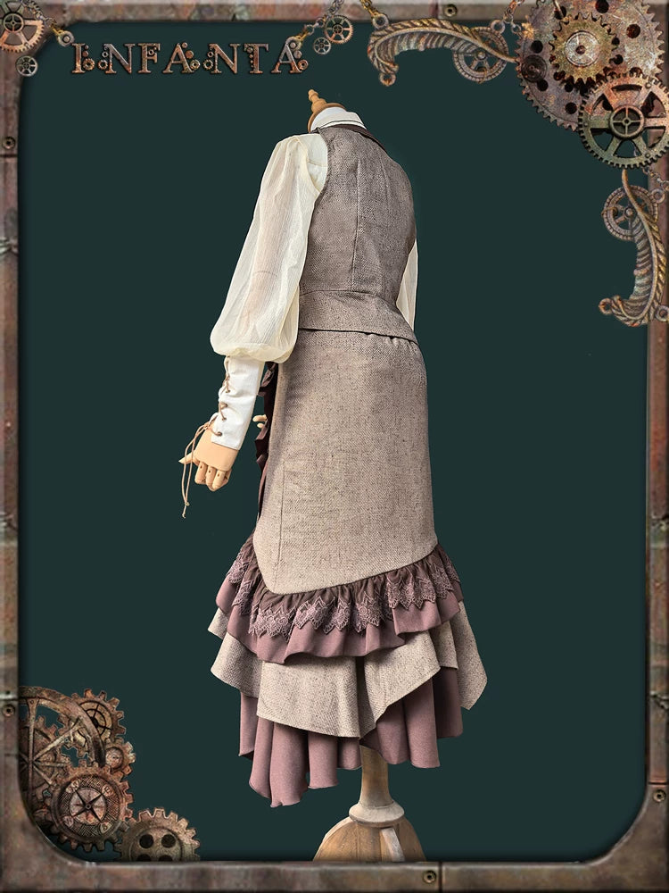 Antique Traveler ベスト＆スカートセット