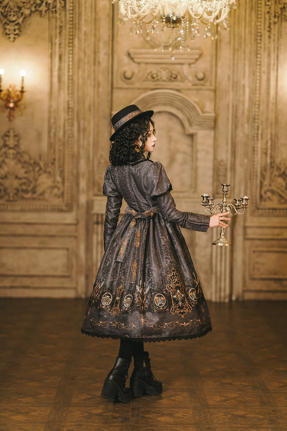 【受注予約1/18まで】Blood Night Lantern Master プリントワンピース・ジゴ袖タイプ