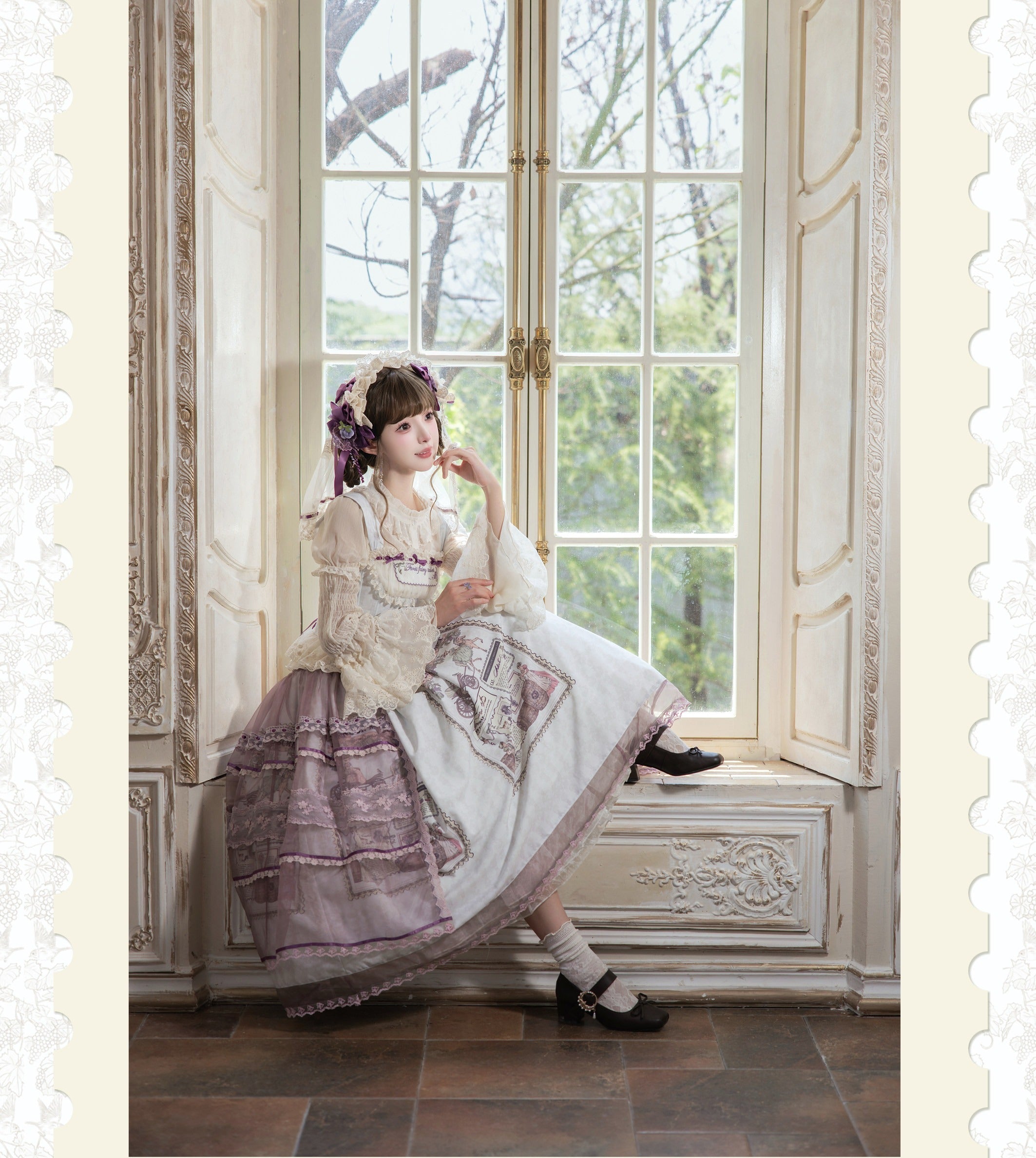 【受注予約6/29まで】Du'erfa Manor クラシカルスカート
