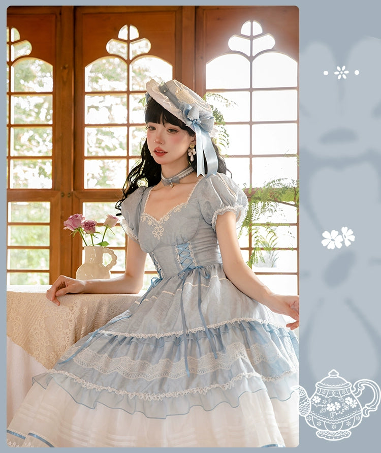 [Pre-orders available until 7/8] Antique Porcelain Plates Dress