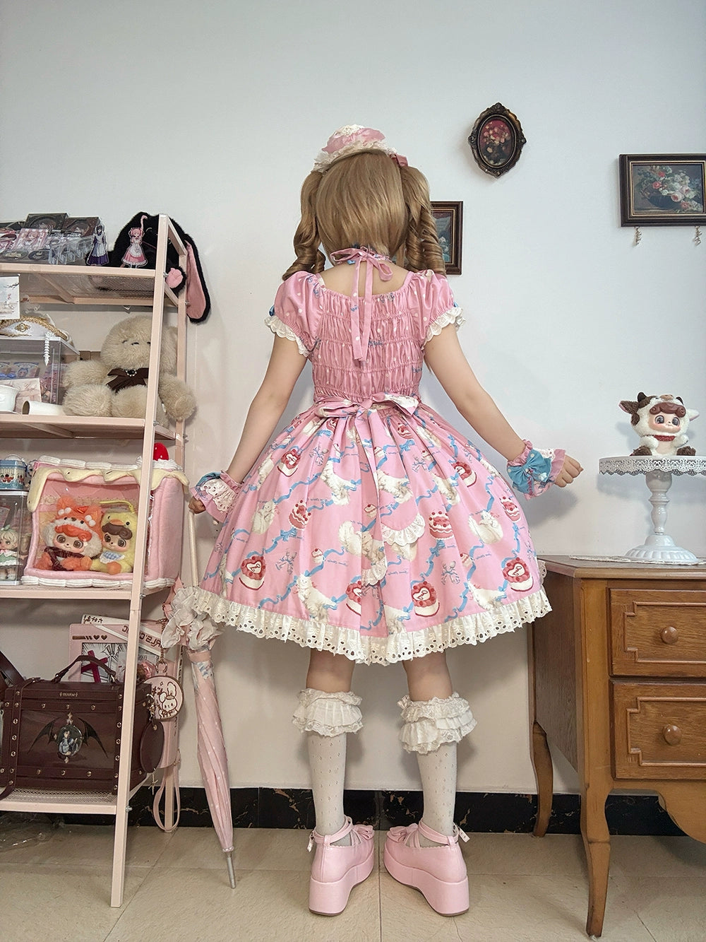 【 予約販売】Sweet Cherry Cat ワンピース