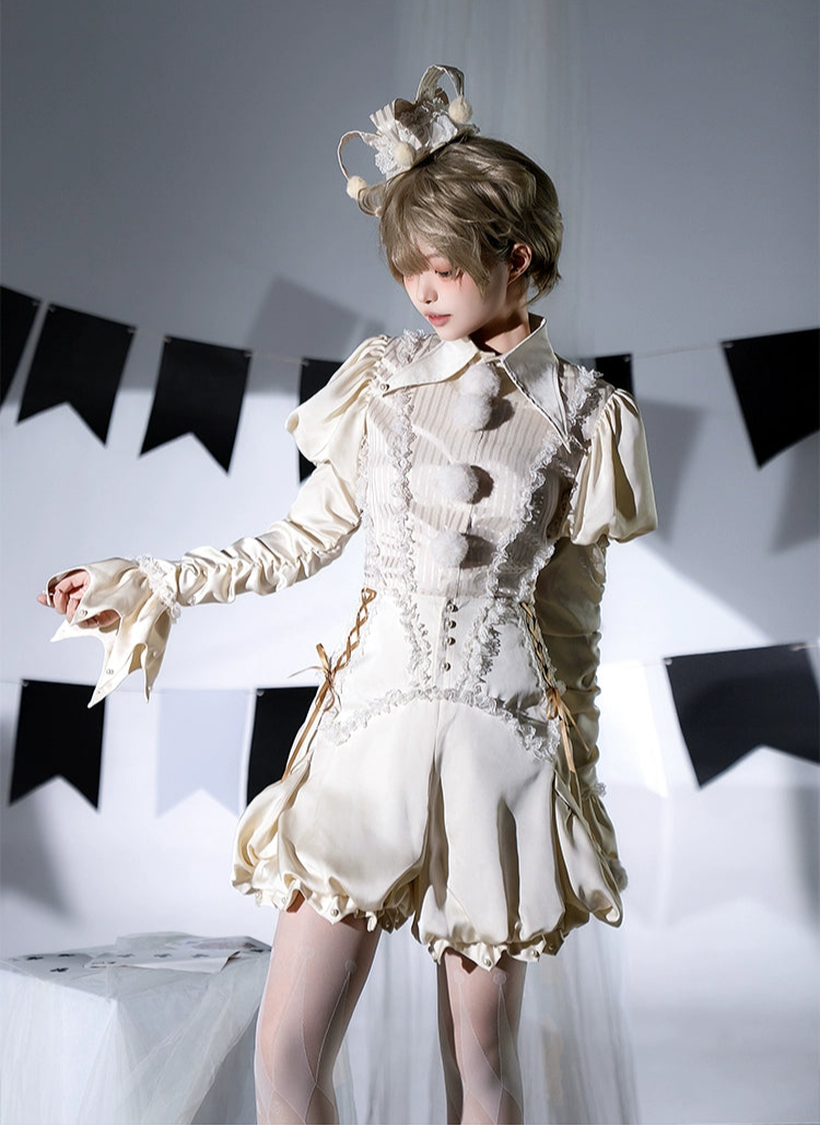 Clown Party 皇子系ブラウスとショートパンツのセットアップ