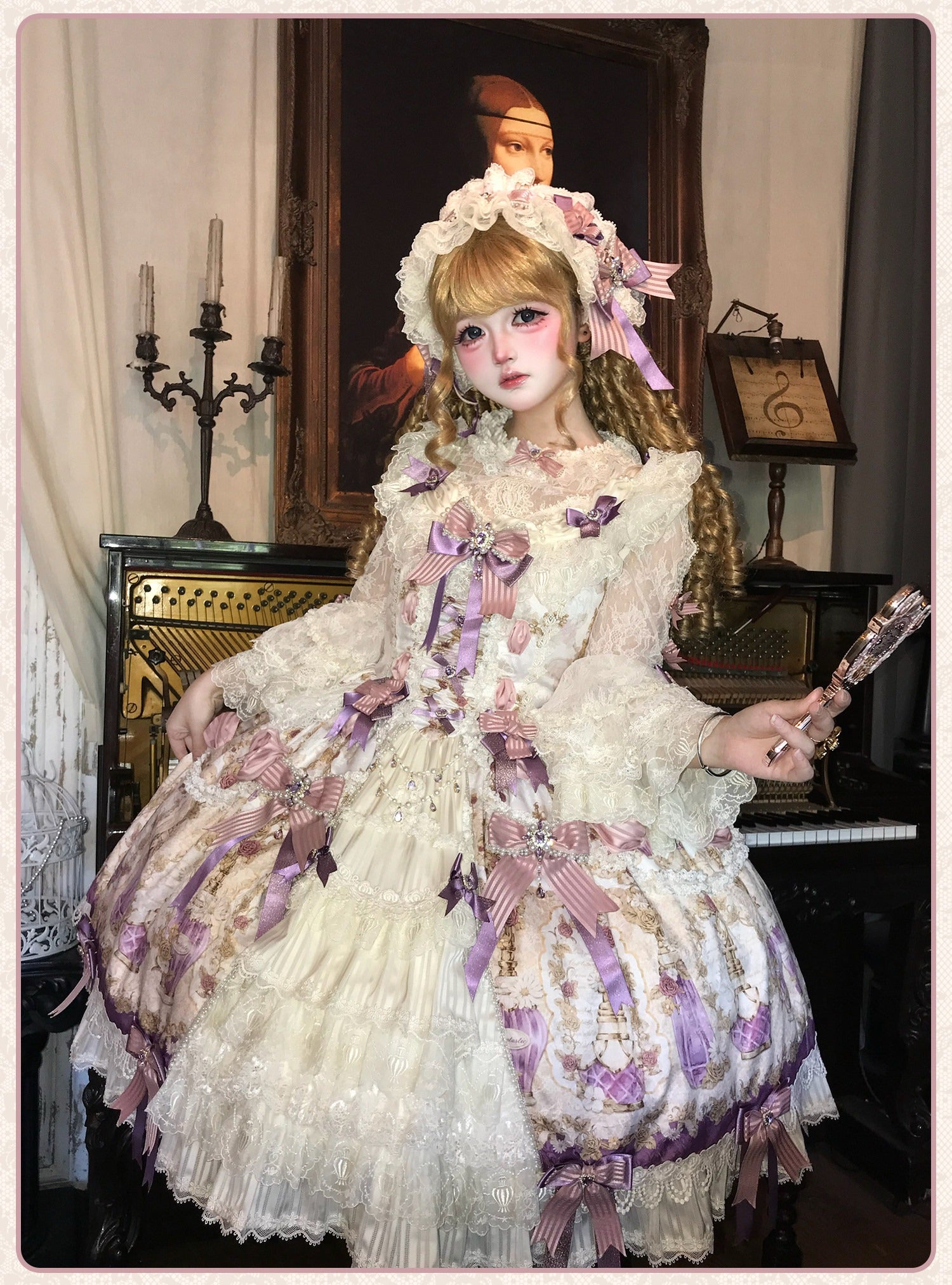 【受注予約6/16まで】Antique Gemstone Fragrance ジャンパースカート4点セット