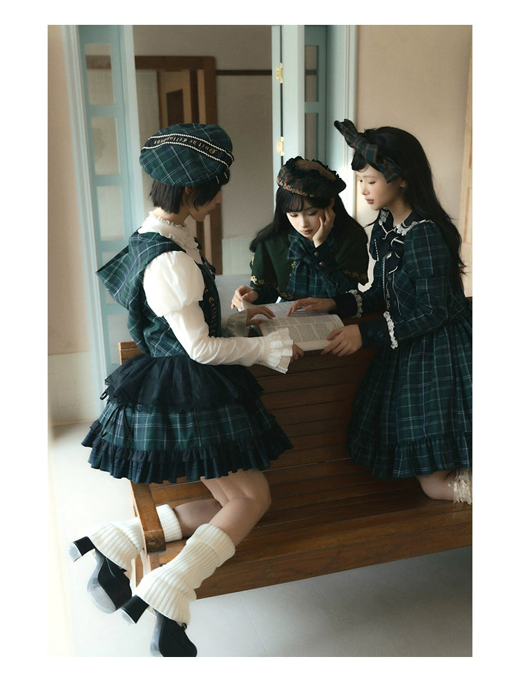 Thistle  Crown フード付きジャンパースカート