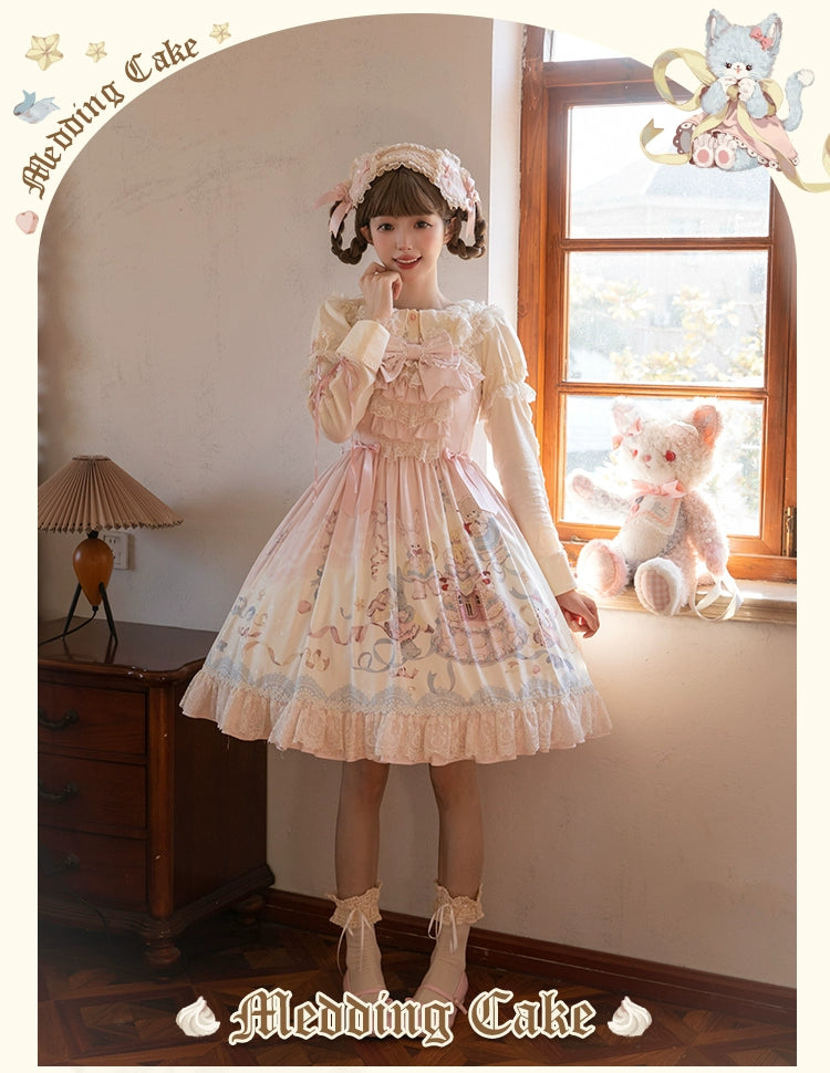 [Pre-orders accepted until 12/26] Sweet Wedding Cake Frill Blouse