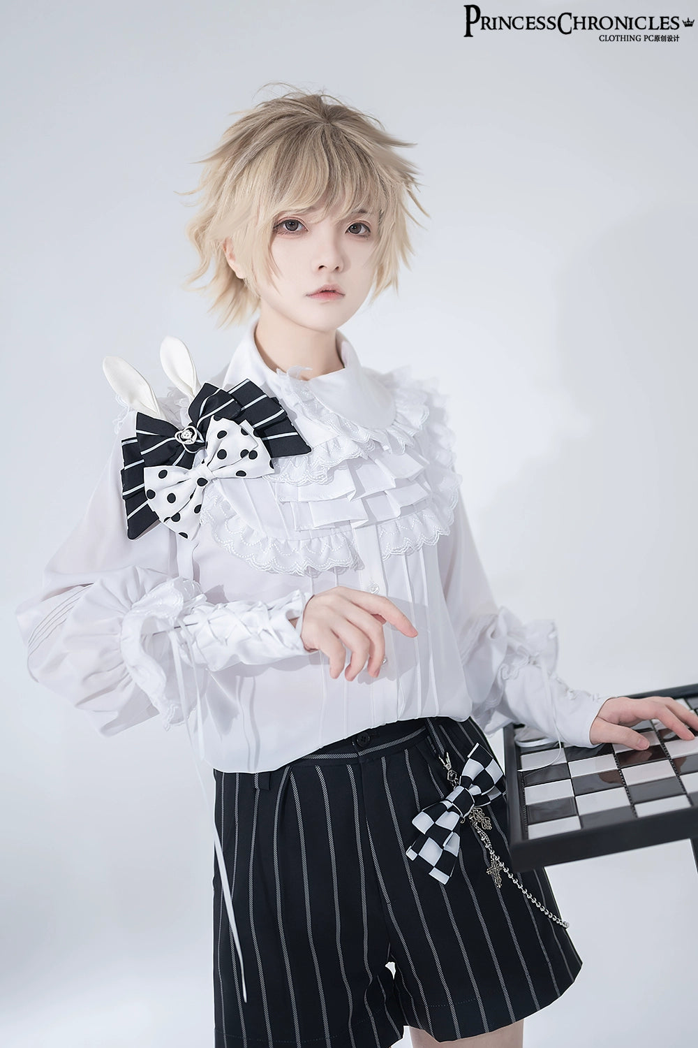 【予約販売】Rabbit Theater Checkerboard ショートパンツ