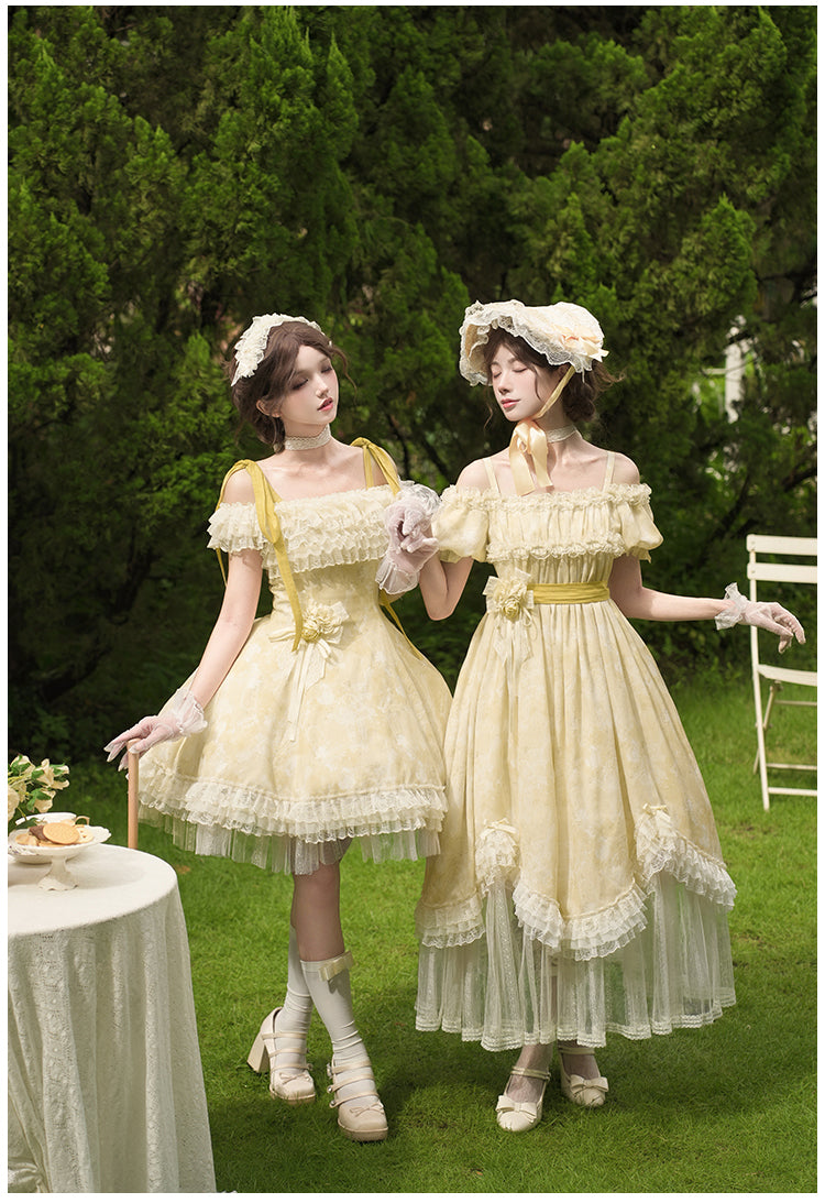 Wind Flower 草花プリントワンピース