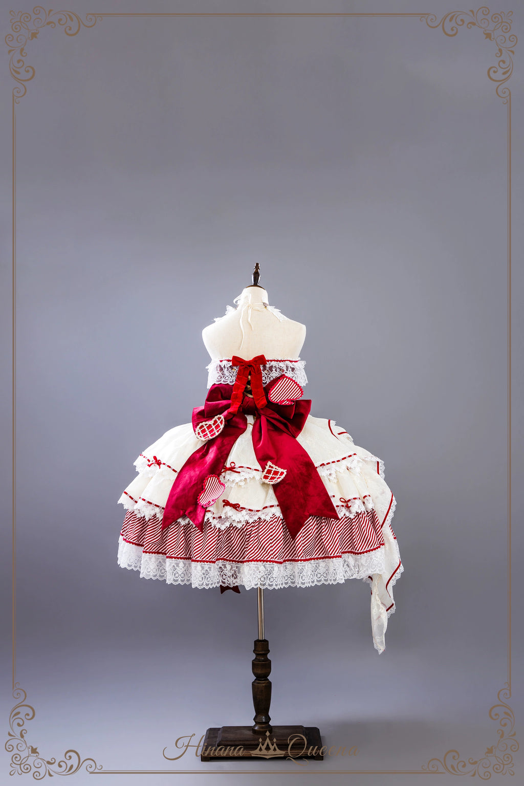 【新色・受注予約8/8まで】Dream Alice ラグジュアリーセットアップ／クイーンレッド／ロング丈