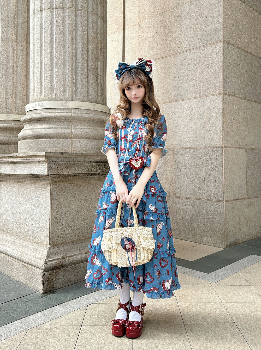 【予約販売】Sweet Berry Rabbit 半袖ワンピース