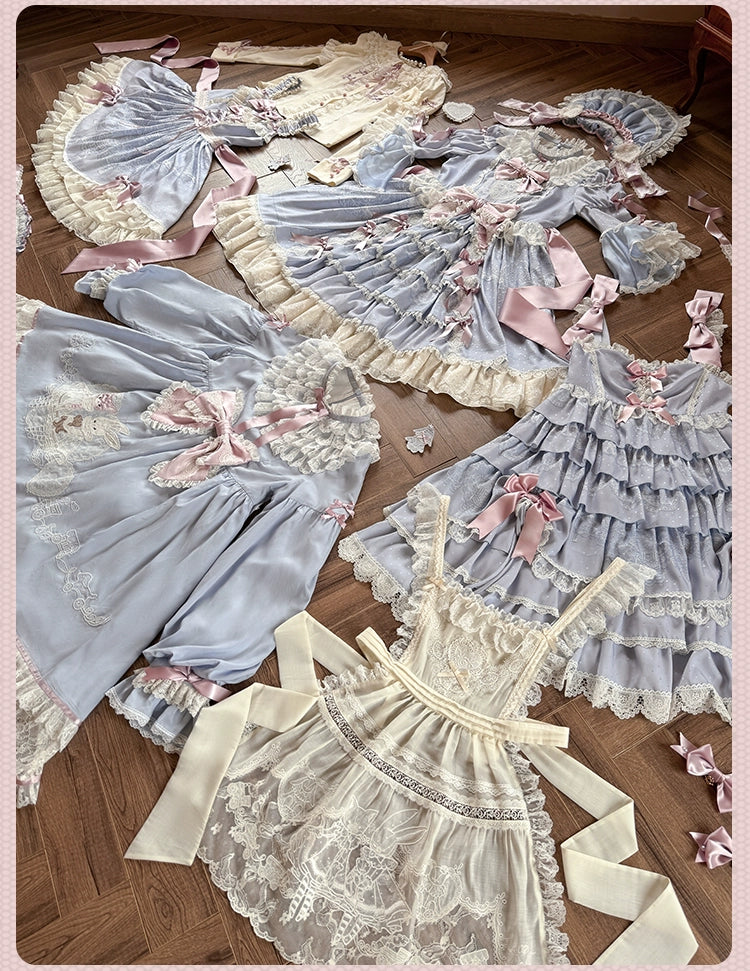 【再販・受注予約12/23まで】Lace Figure アップリケワンピース