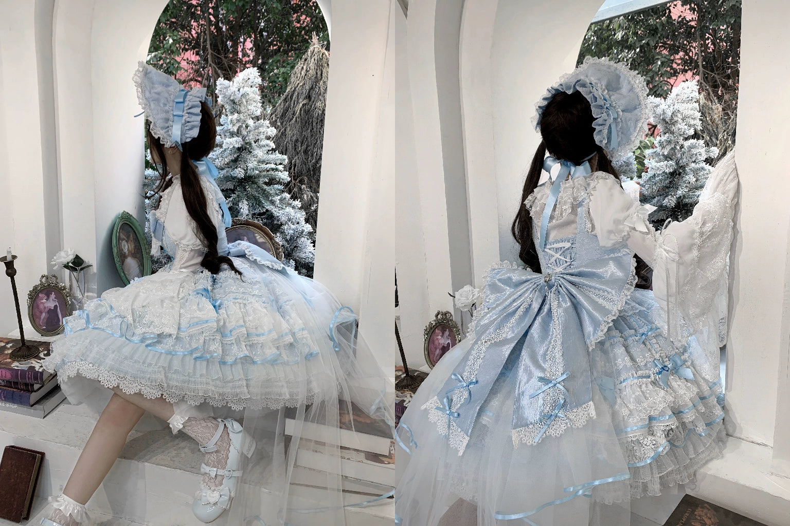 [Pre-orders available until 2/5] Wishing Star Doll-style Jumper Skirt - Pastel Blue