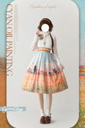 Oil painting collection oil painting collection skirt all 8 works