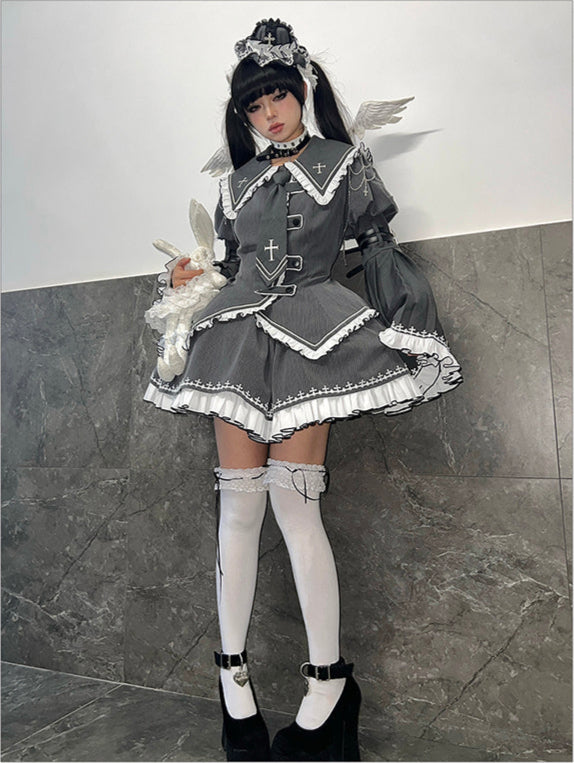 Cross Belt 制服風ゴシックセットアップ