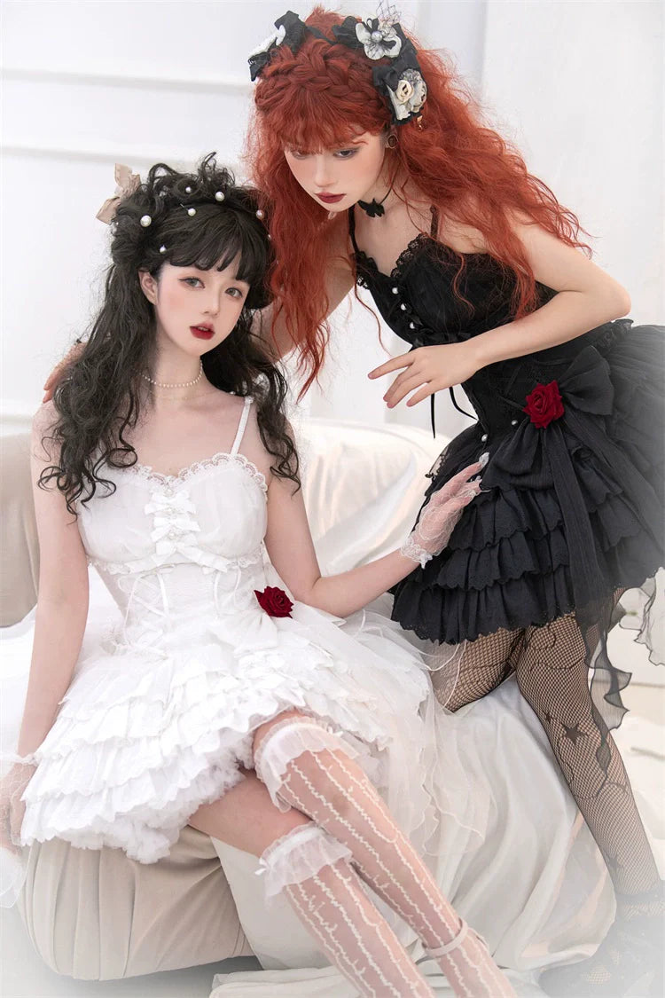 Angel and Demon One Rose Jumper Skirt