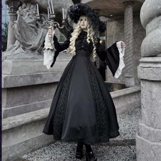 【受注予約11/4まで】Silver Mist 姫袖ゴシックワンピース