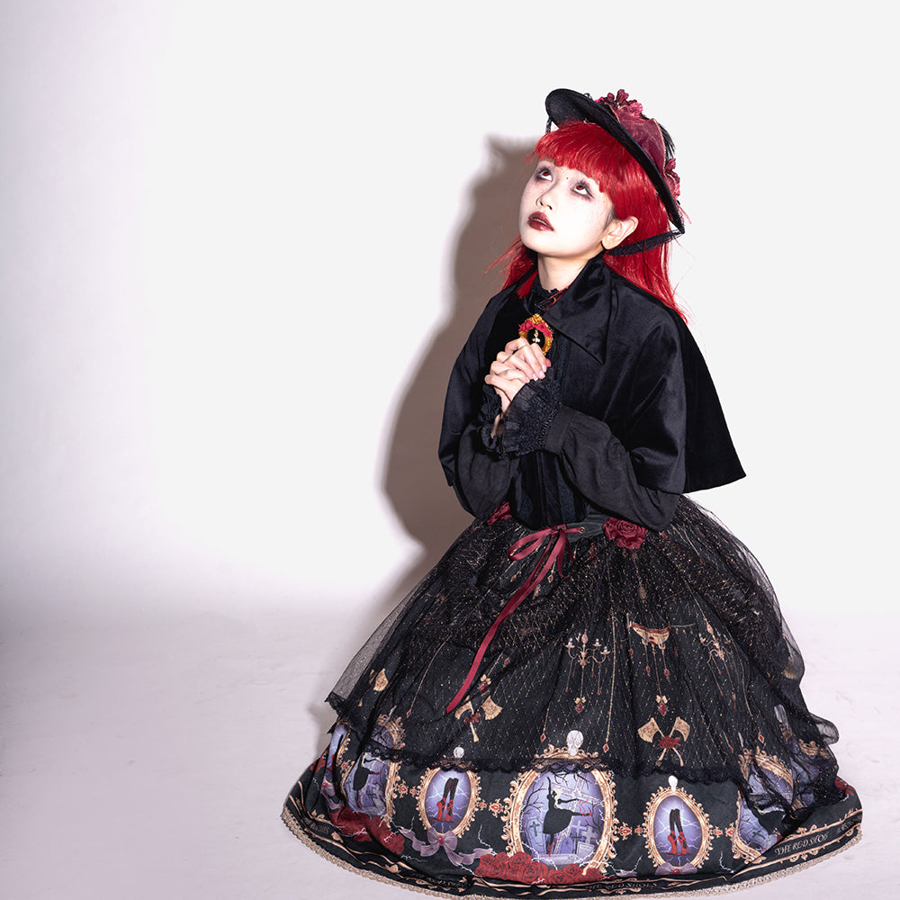 The Red Shoes Gothic Lolita Cloak