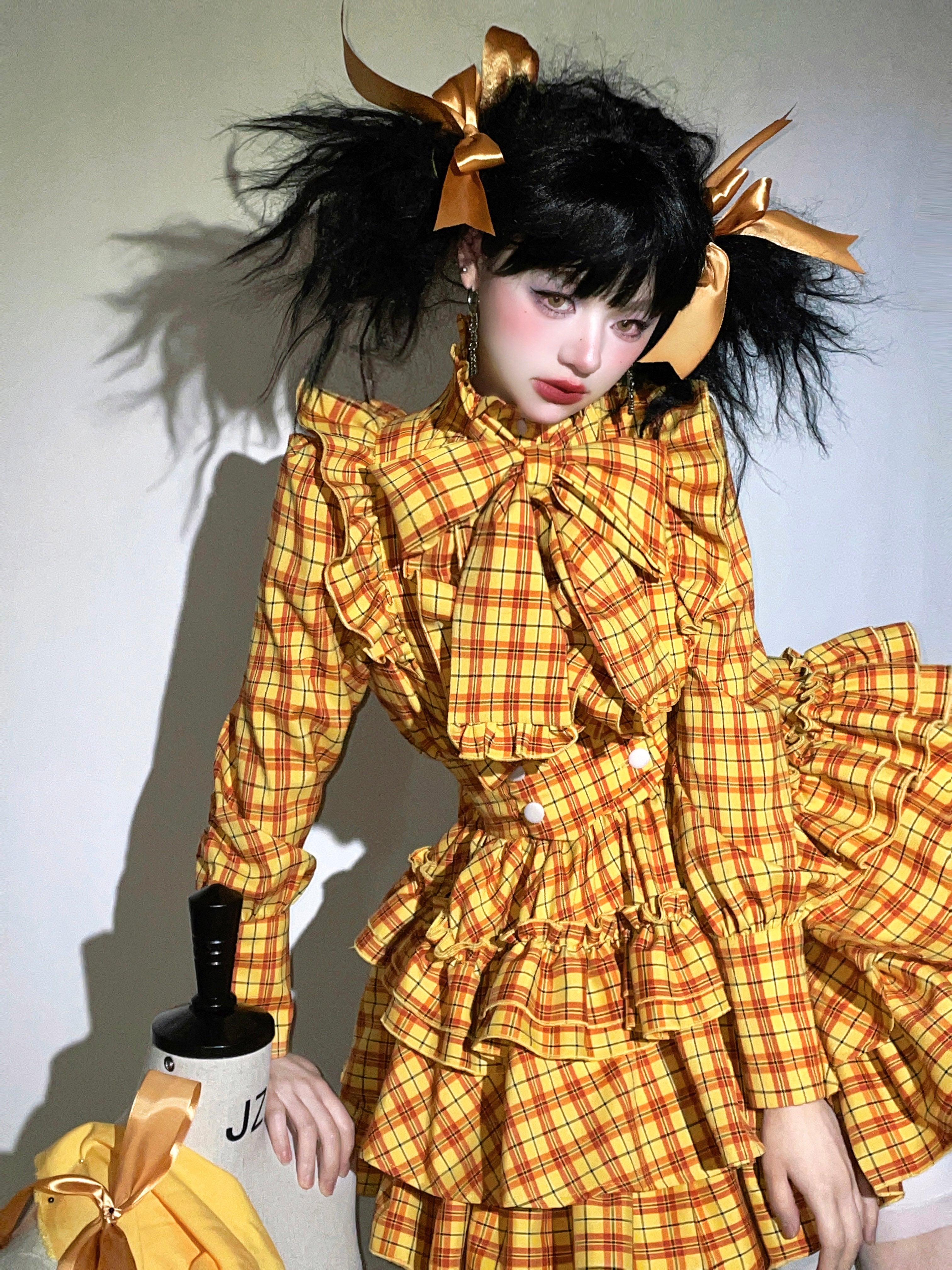 Doll's House サスペンダーミニスカート チェック柄全4色 – ロリータ