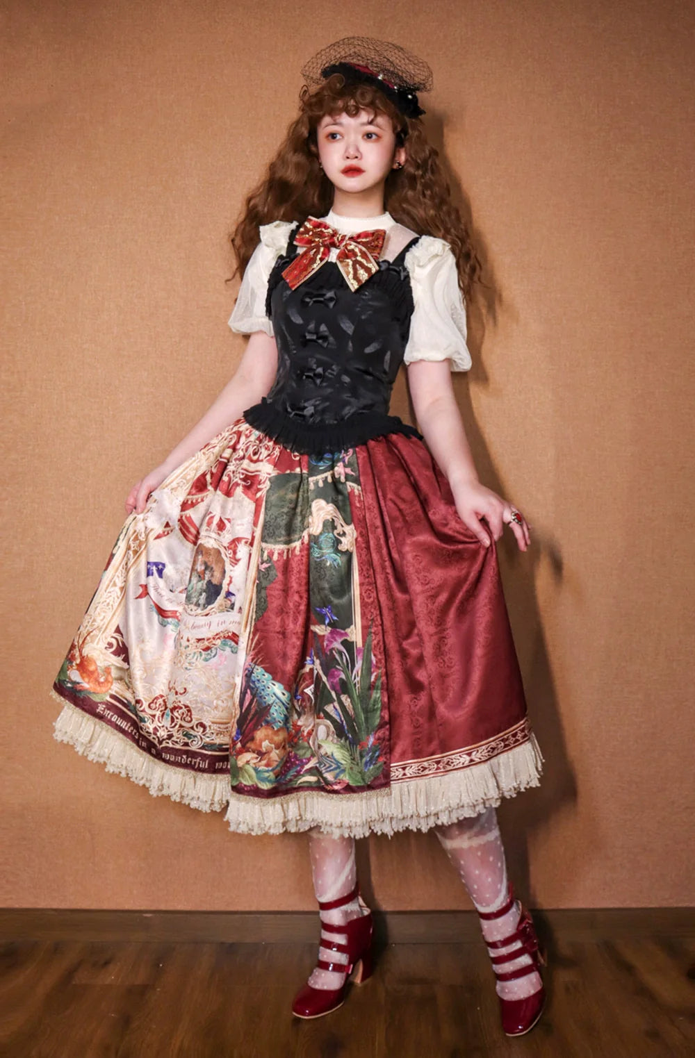 Wanhua Mirror Western aristocratic skirt frill type