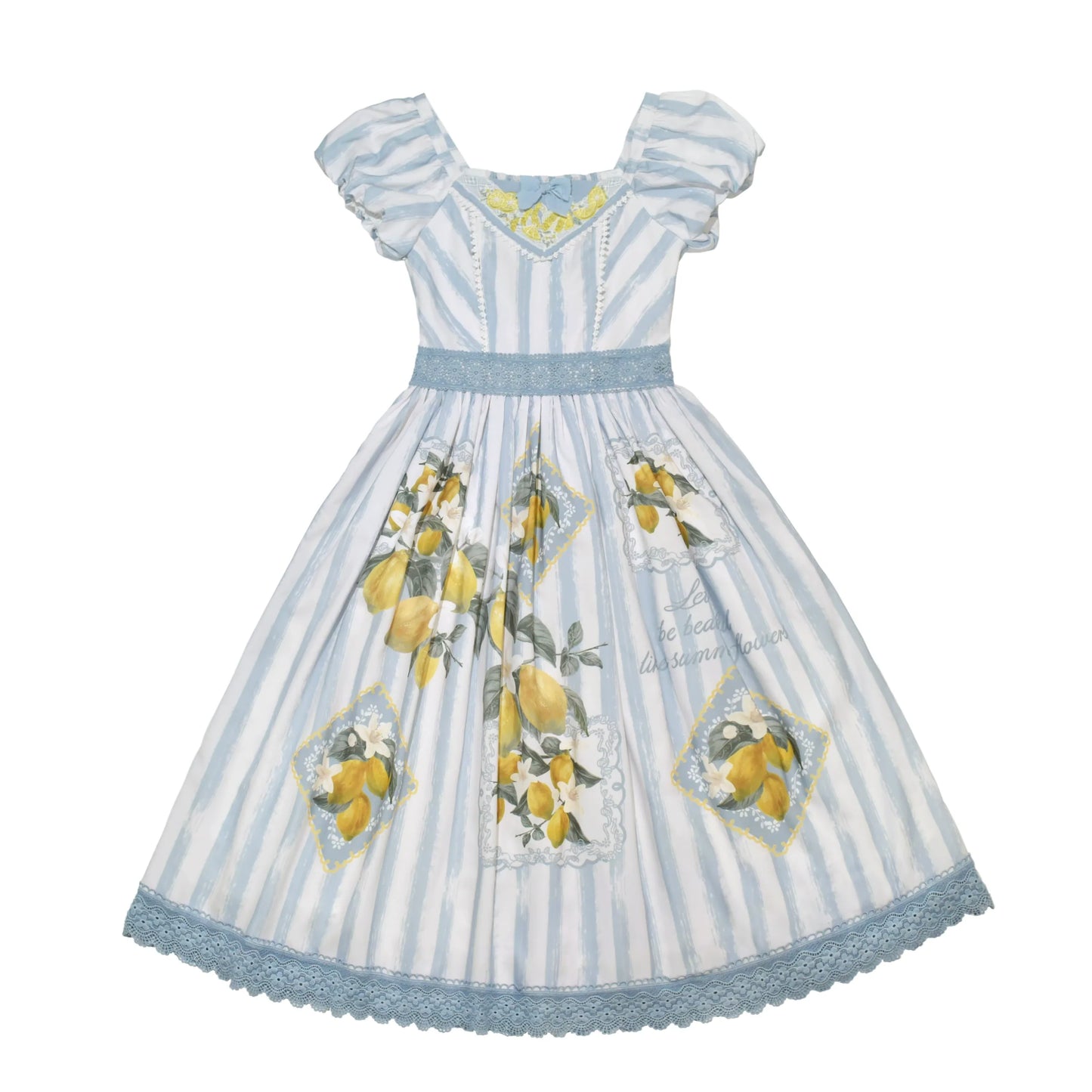 [Sales period ended] Lemon Island short sleeve dress