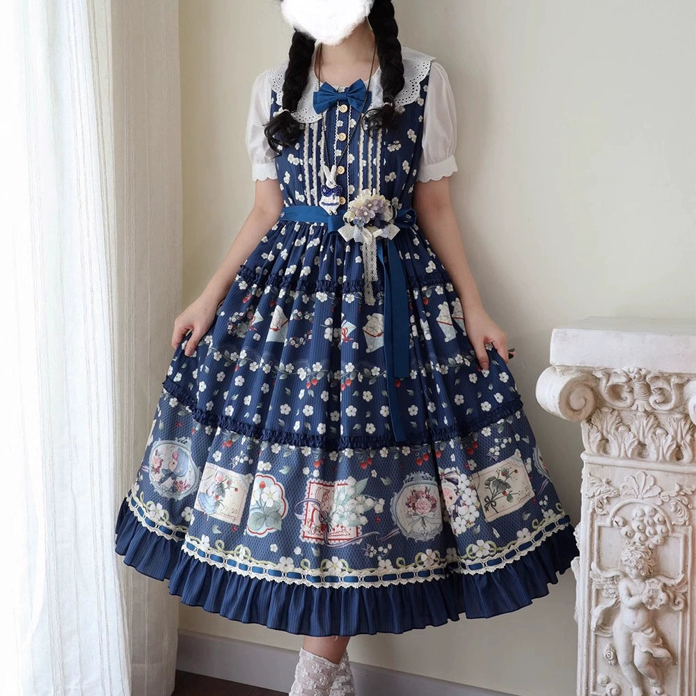 [Pre-orders available until 2/19] Sweetie Sheep Print Jumper Skirt