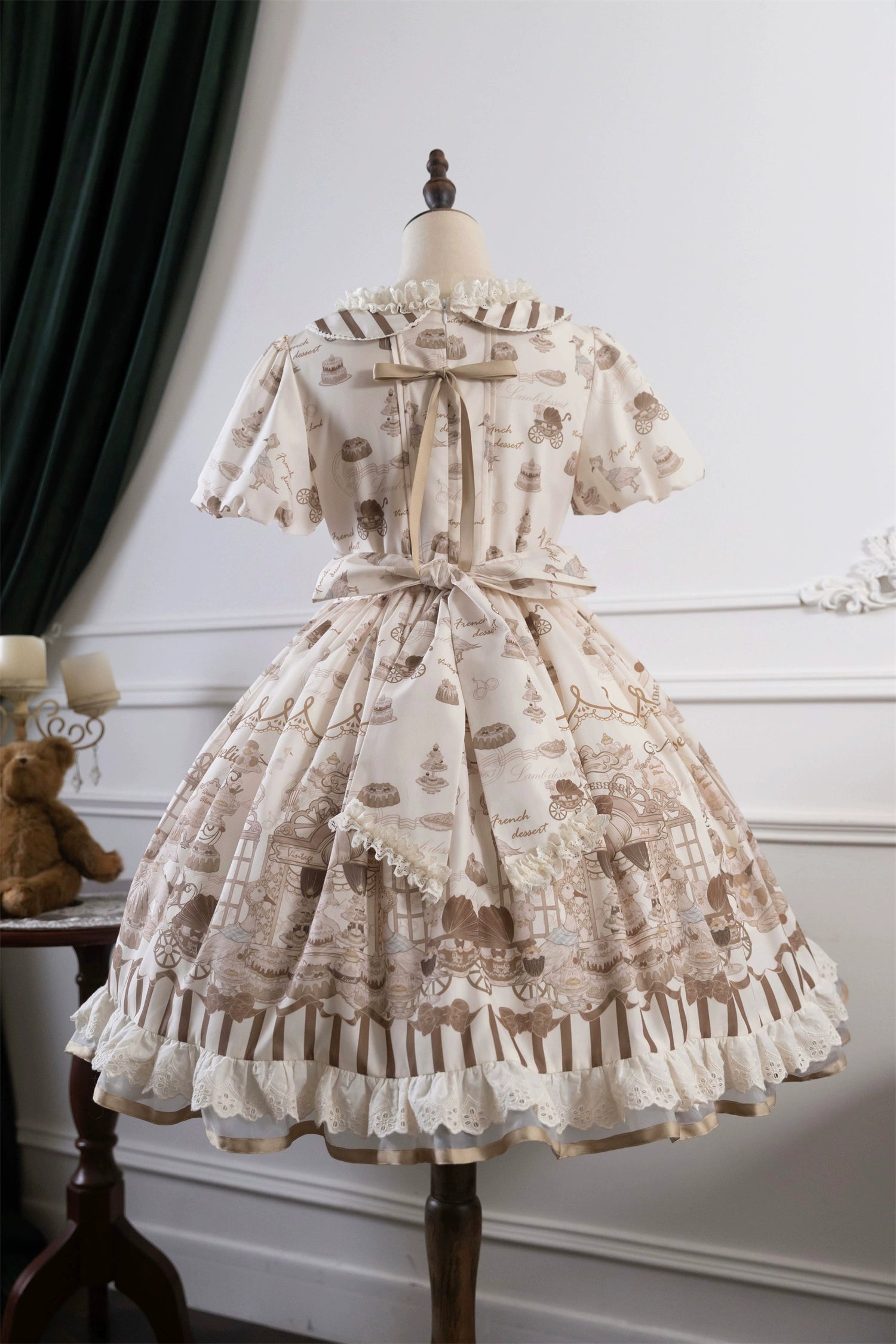 Antique Dessert Room 半袖ワンピース