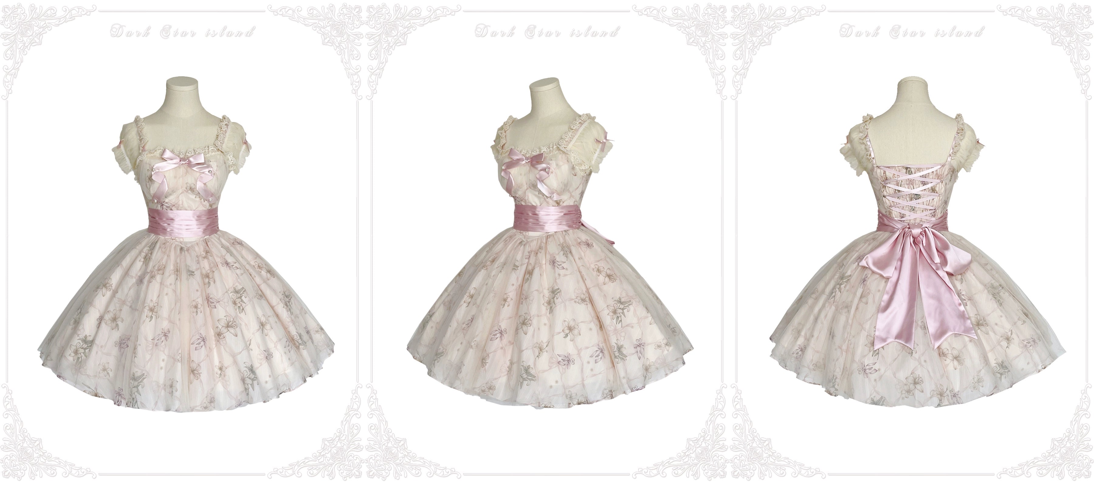 【受注予約2/3まで】Lily and Wind シアースリーブ付きジャンパースカート