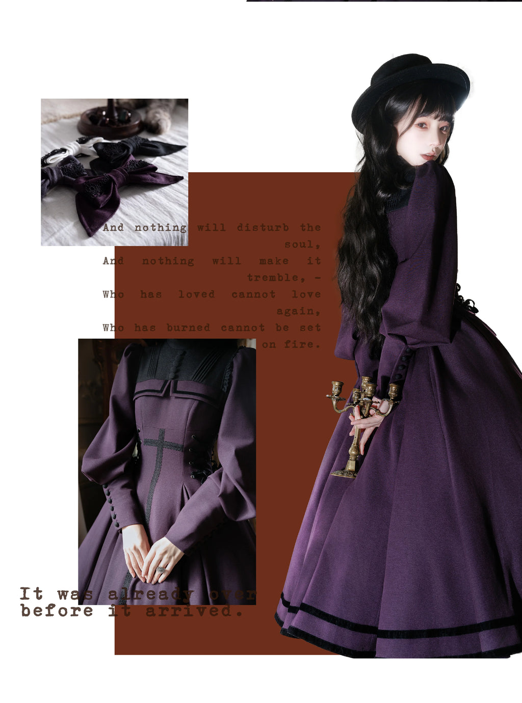 【受注予約10/21まで】Raven Messenger ゴシックロングワンピース